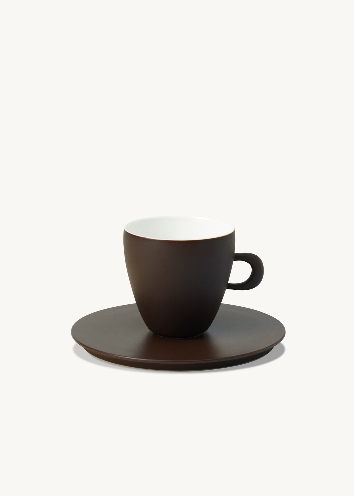 Saddle Brown ceramic utensil with smooth matte texture