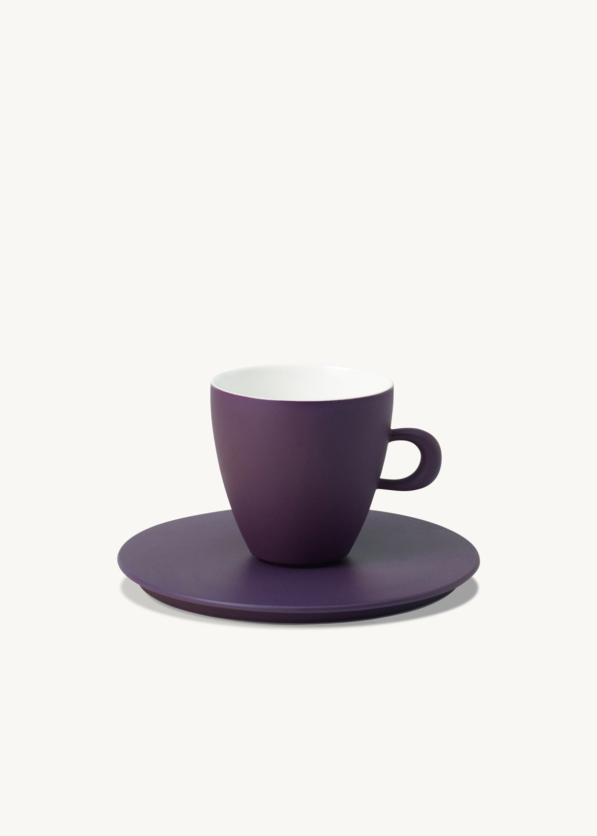 Purple ceramic utensil in small product display