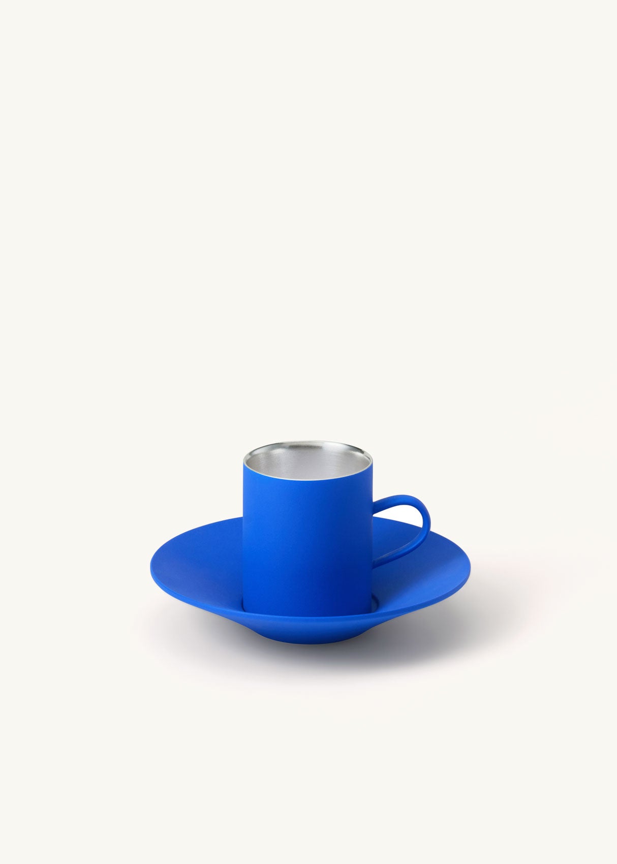 Blue and silver ceramic utensil holder – Prime Colours series