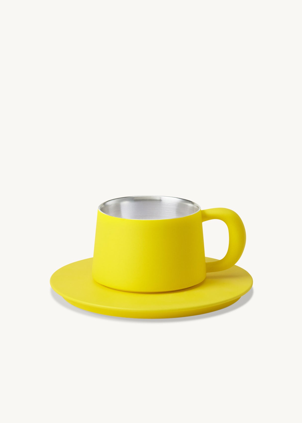 Yellow and Silver ceramic utensil from 16Utensils artisan line