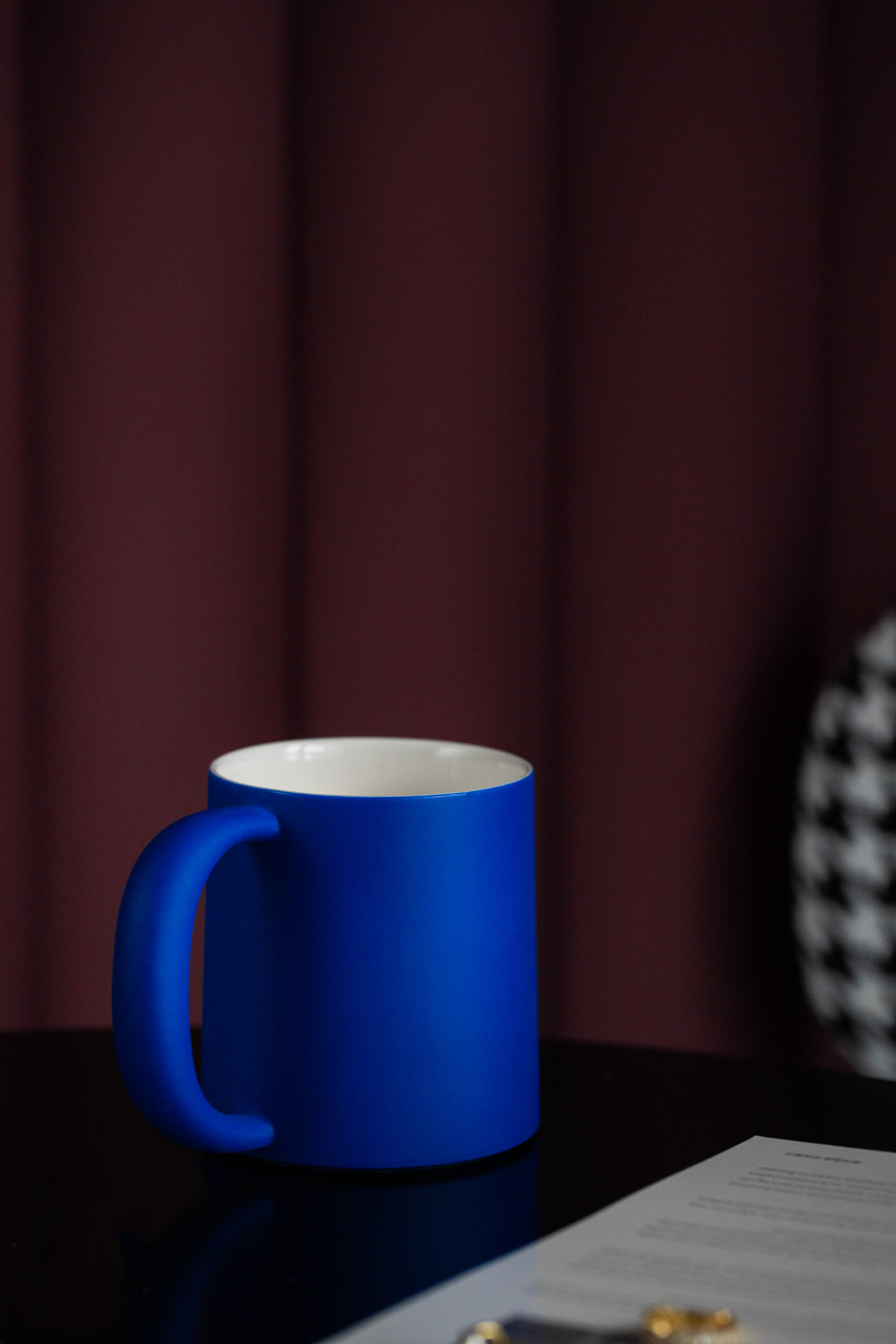 Handcrafted ceramic cups in soft neutral tones