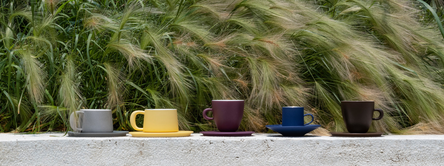 Lookbook featuring handcrafted ceramic tableware collection