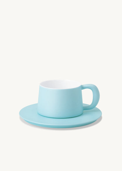 Ideal Cup with Saucer┆PowderBlue