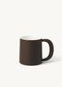 Brown ceramic utensil with warm rustic handcrafted finish