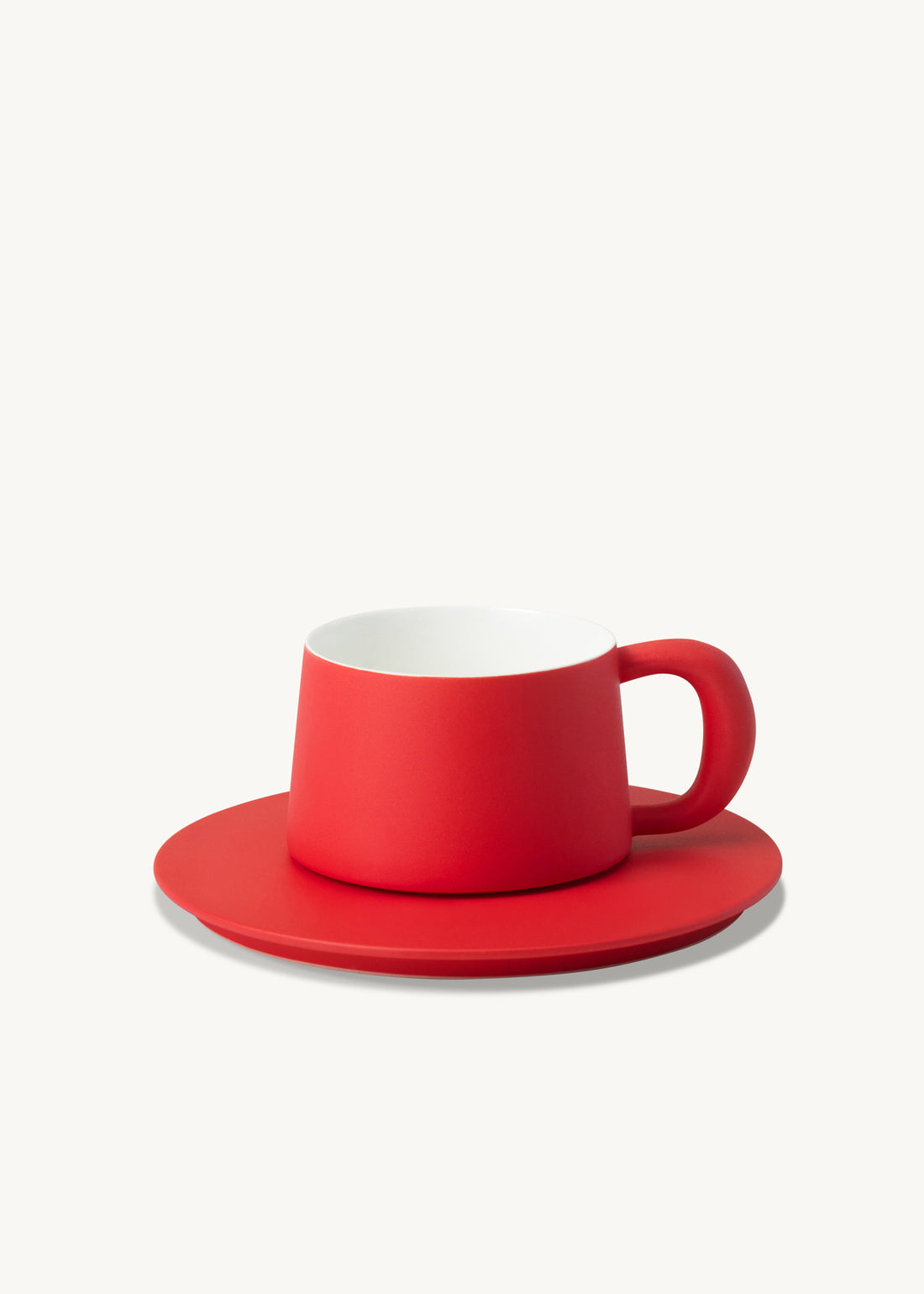 Ideal Cup with Saucer┆Red