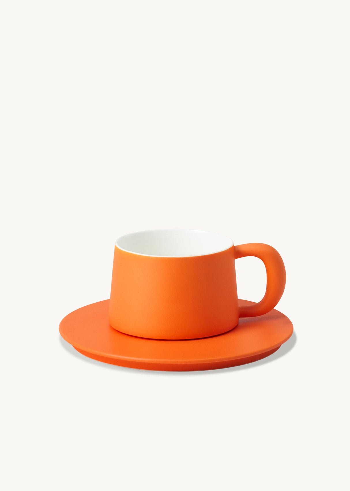 Ideal Cup with Saucer┆DarkOrange