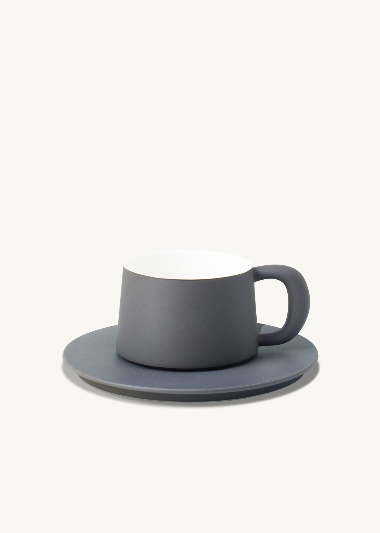 Ideal Cup with Saucer┆Grey