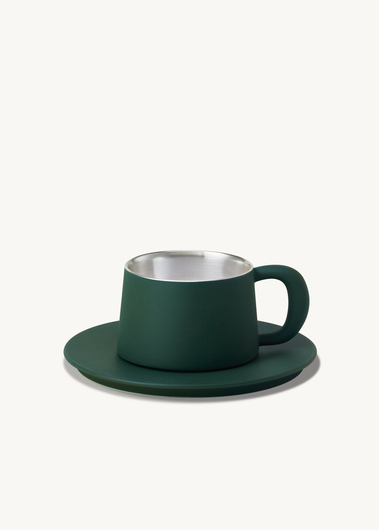 Ideal Cup with Saucer┆DarkGreen