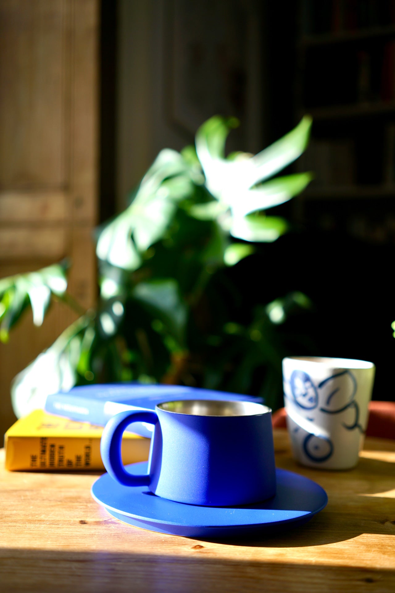 Ideal Cup with Saucer┆Blue